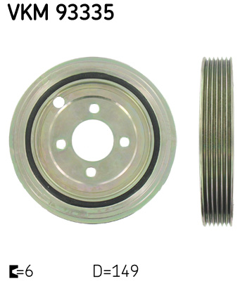 SKF VKM 93335 Puleggia cinghia, Albero a gomiti